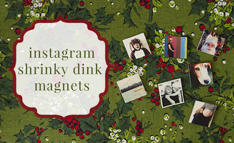 Handmade Holidays 2014: instagram shrinky dink  magnets