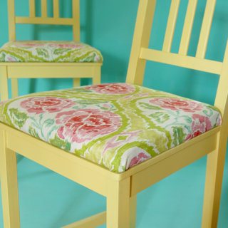 add upholstery to chairs
