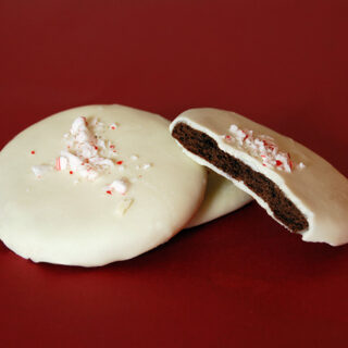 white chocolate peppermint cookies